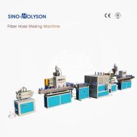 Buy cheap Single Screw 65mm HSJ-65 PVC Fiber Hose Making Machine / PVC Garden Hose Making product