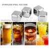 Buy cheap Bar accessories recyclable stainless steel whiskey ice cube stones, Stainless Steel Ice bar cooler, steel bar cold fresh from wholesalers