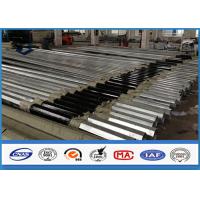 Buy cheap Low Voltage tapered steel pole , galvanized metal posts with Bituminous Painting product
