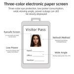 Electronic badge nfc electronic label e-ink paper smart card office electronic