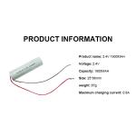 Customized 2.4v Nicd Rechargeable Battery Pack Ni-Cd SC Size