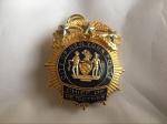 Buy cheap Customized Gold Plated Metal Badge Metal Police Badge/Bodyguard Badge from wholesalers