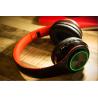 Buy cheap BH3 Glowing Headphones Bluetooth 4.1 Wireless Stereo Portable Foldable Headphone TF Card LED Light Wired Earphone Mic fo from wholesalers