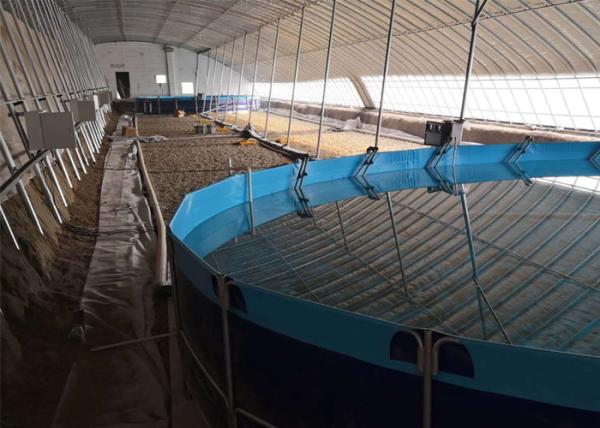 Buy cheap Fish Farm 274cm 200m3 Corrugated Steel Water Tanks from wholesalers