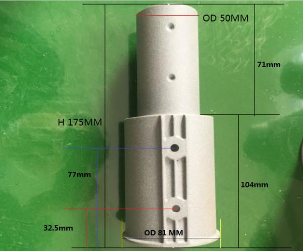 Buy cheap 60mm 50mm Street Light Adapter Backet Die Casting Aluminum Arm from wholesalers