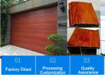 Anti Theft 3mm 10mm Slide Aluminium Roller Shutter Doors