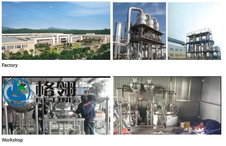 Stainless Steel 1000l MVR System Mechanical Vapor Recompression Evaporator