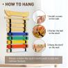 Buy cheap Pinewood Martial Arts Belt Display Rack Wall Mounted Bamboo Karate Belt Display Rack from wholesalers
