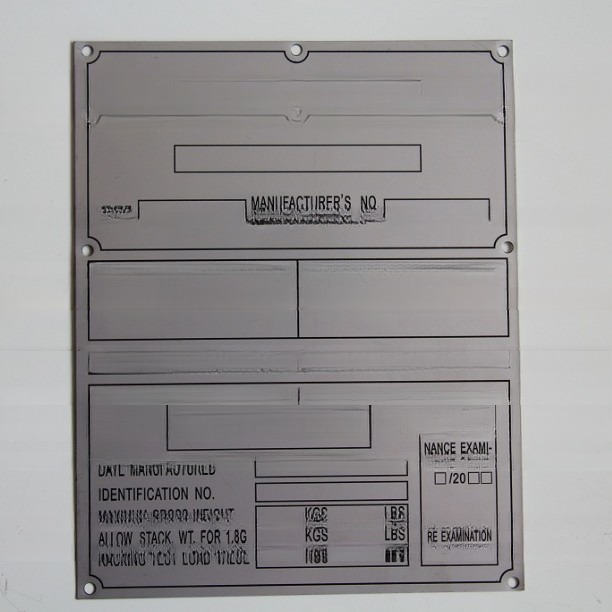 Stainless Steel CSC Plate for 20' Container Parts and Corrosion Prevention in ISO Shipping Container