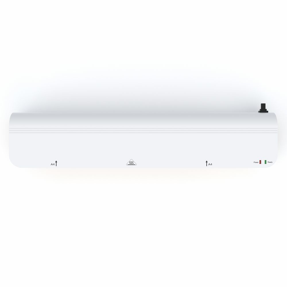 Small Size White Color GS Standard Desktop Laminating Machine 9.5inch A4
