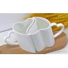 Buy cheap Fine Bone Lover Thermal Cup Novelty Espresso Cups Heart Shaped Porcelain Cup from wholesalers