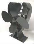 OEM ODM Heat Powered Stove Fan 0.01mm Alu ABS Home Application