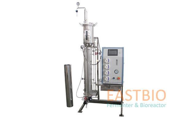 Buy cheap 10L Glass Air Lift Fermenter , Benchtop Fermentor Hamilton PH Electrode from wholesalers