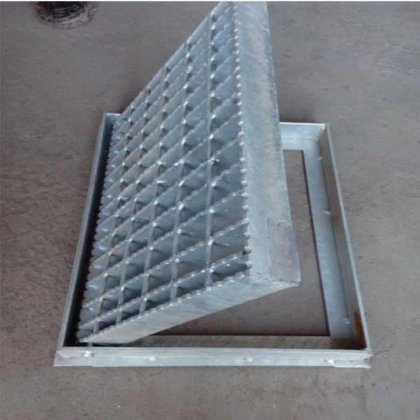 Buy cheap Metal Materials Construction Structer Serrated Hot Dip Galvanized Grating Trench Cover Flat Bar 13mm Thickness from wholesalers