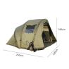 Buy cheap 2 People Fishing Shelter Waterproof 210D Oxford Inflatable Camping Tents 320*250*160CM from wholesalers