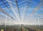 Single Layer Glass Venlo Type Greenhouse Equipped With Hydroponic Technology