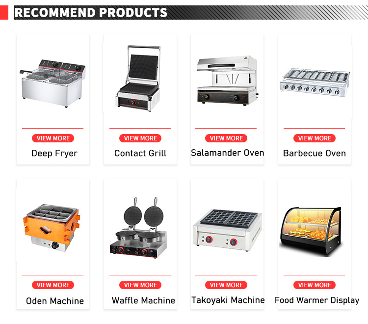 220V Voltage Electric Heating Surface Stove Sandwich Salamander Machine for Baking