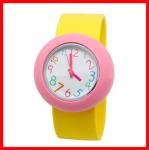 Buy cheap colorful silicone kids slap watch from wholesalers