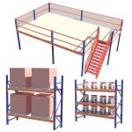 Orange 5000kg Industrial Racking And Shelving For Warehouse Logistics