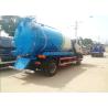 Buy cheap Sanitation Sewage Cleaning Truck , Vacuum Sewage Suction Truck Easy Operation from wholesalers