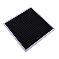 Buy cheap MERV 8/10/12 Metal Frame Pleated Panel Air Filters With Activated Carbon product