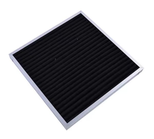 Buy cheap MERV 8/10/12 Metal Frame Pleated Panel Air Filters With Activated Carbon from wholesalers