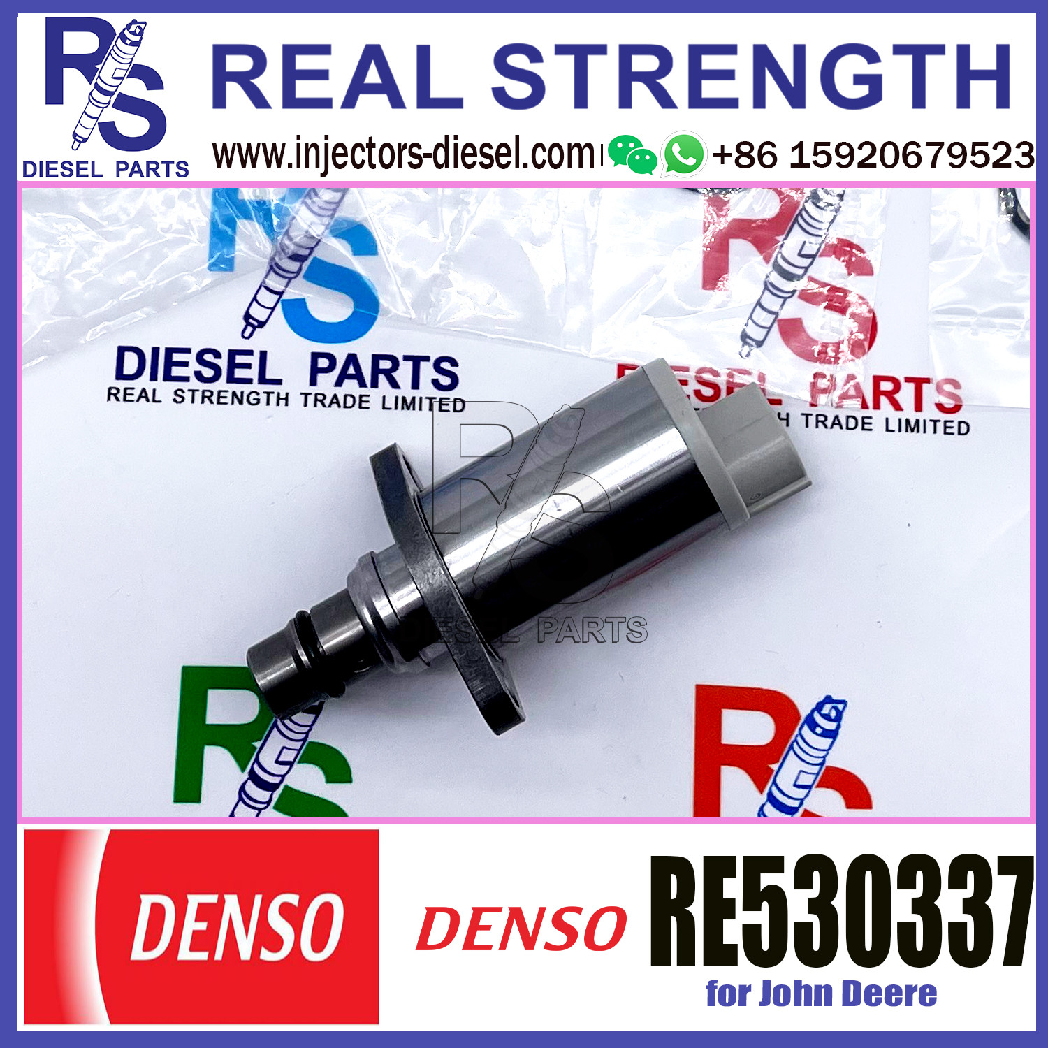 DENSO Suction Control Valve RE530337 4045 6068 Engine 210g 290glc 380glc Excavator