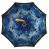 Buy cheap Auto Open Double Layer 190T Pongee Fabric Wooden J Handle Umbrella from wholesalers