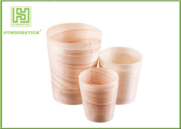 Buy cheap Disposable Wooden Pasta Serving Bowl , 12'' Big Wooden Sushi Bowl For Hotel from wholesalers