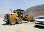 PY220H 220Hp Heavy Equipment Road Grader 162KW With Komatsu Technical