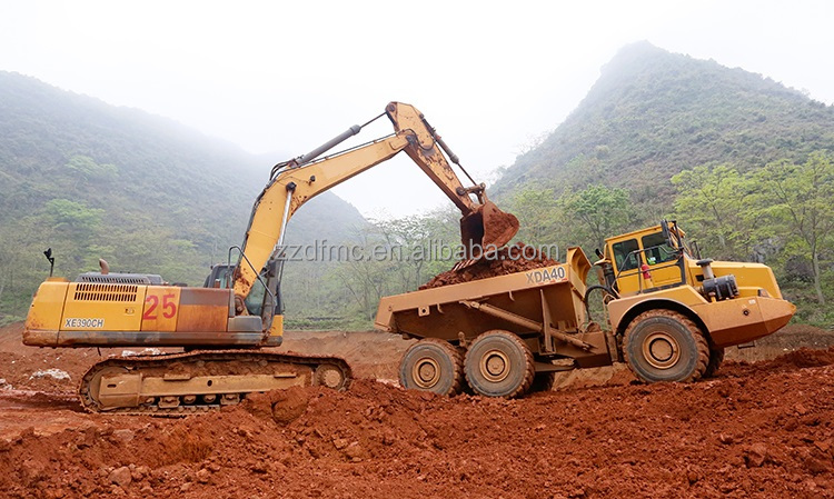 Euro 2 Emission Standard 60 Ton 6X6 All Wheel Drive Articulated Dump Truck for Mining