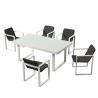 Buy cheap 1.2mm Powder Coated Aluminium Outdoor Cafe Chairs And Tables from wholesalers
