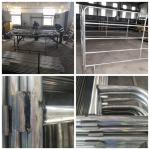Anti Rust Round Tube Farm Horse Yard Corral Fencing Panels Galvanized