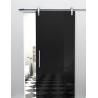 Buy cheap Black Tempered Glass Door High Light Transmission 20% Safety from wholesalers