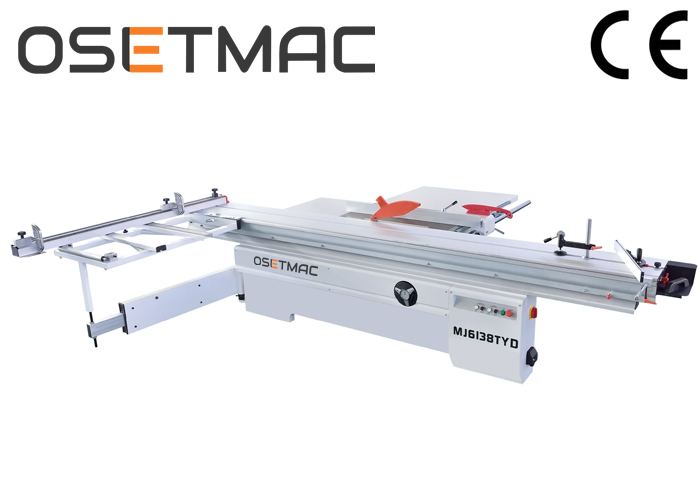 Industrial Sliding Table Saw With Scoring Blade Wear Resistance MJ6138TYD