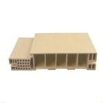 Customized Grey PVC/WPC Door Frame and Window Frame Profiles for After-sale