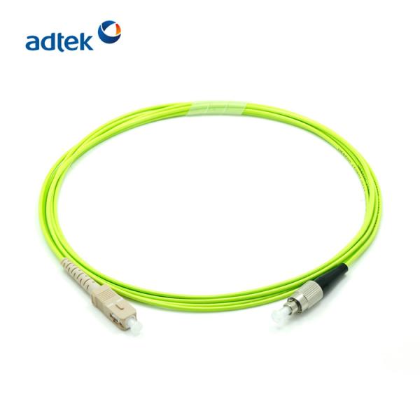 Buy cheap SC-FC / UPC Simplex Fiber Optic Patch Cable 2.0mm OM5 Fiber Cable from wholesalers