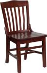 Buy cheap School Mahogany Wooden Dining Room Sets , Solid Wood Restaurant Chair Dining Room from wholesalers