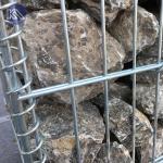 2m X 1m X 1m Gabion Fence 275g Zinc Coated Welded Gabion Basket For Riverbank