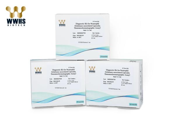Buy cheap NGAL​ Rapid Test Kit IFA Colloidal Gold IVD Blood Diagnostic Cassette 20T from wholesalers