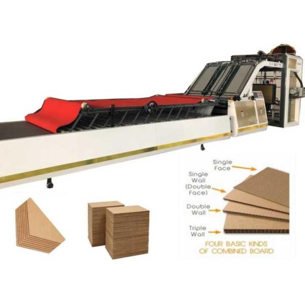 Buy cheap Paper Flute Laminate Corrugated Carton Box Machine 380v50hz from wholesalers