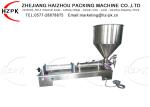 Horizontal Sauce Packaging Machine , 300-2500ml Semiautomatic Filling Machine