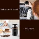 Black OEM Automatic Coffee Machine SS304 Electric Blade Cups Professional