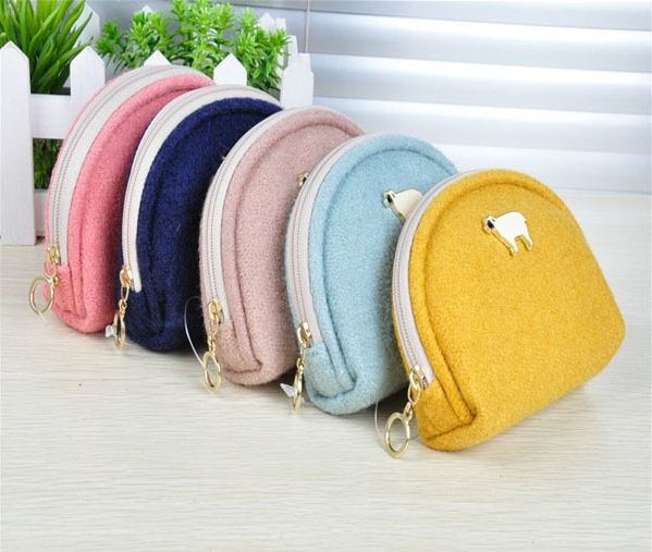 high quality reasonable price promotional felt purse factory with various color