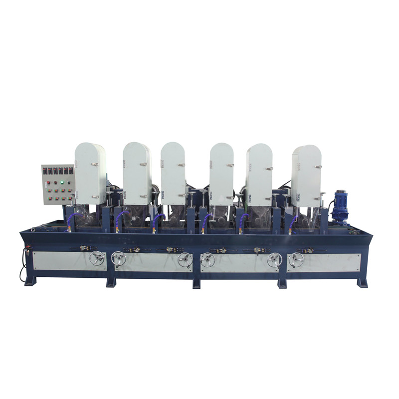 6 units Special automatic machine for grinding flat parts Grinding satin polishing