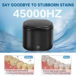 45K Ultrasonic Cleaner for Dentures & Retainers Jewelry, Mouth Guard, Rings,