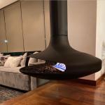 Indoor Real Flame Roof Mounted Bio Ethanol Burner Suspended Hanging Fireplace