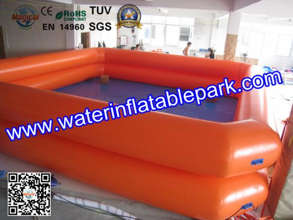 Buy cheap Amusement Park Inflatable Water Pool Dual Tube , Swimming Pool Toys from wholesalers
