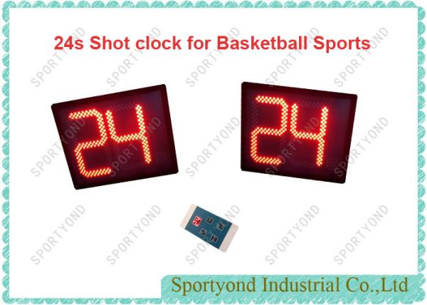 Buy cheap LED 24 /30 /14 Seconds Shot Clock Scoreboard for baseketball sports from wholesalers