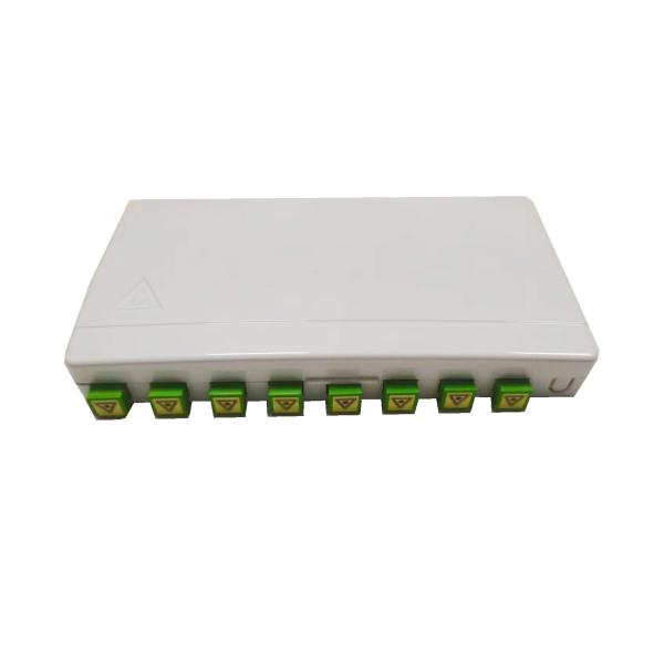 Buy cheap 8 Ports SC Shutter Adapter Faceplate , SC/APC FTTH Fiber Optic Termination Box from wholesalers